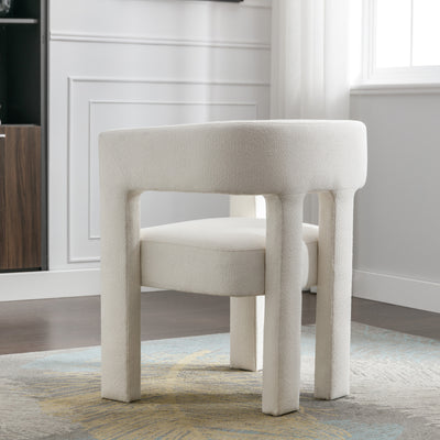 Ivy | Beige Accent Chair Dining Chair for Living Room, Bedroom, Dining Room