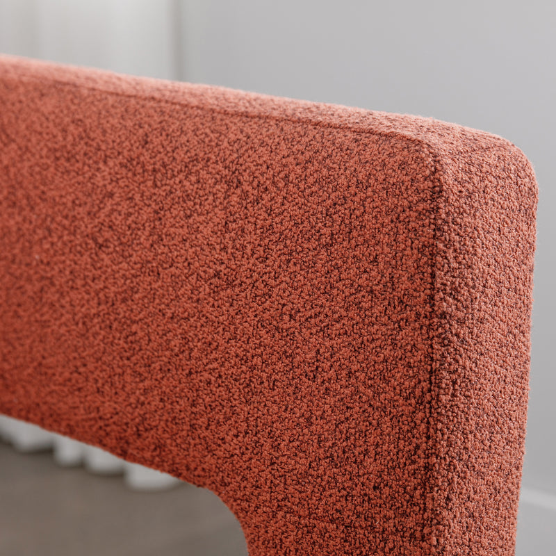 Ivy | Orange Accent Chair Dining Chair for Living Room, Bedroom, Dining Room