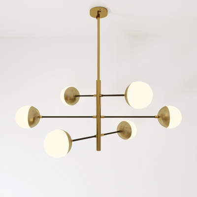 Aurora - 6-Bulb Sputnik Pendant Light