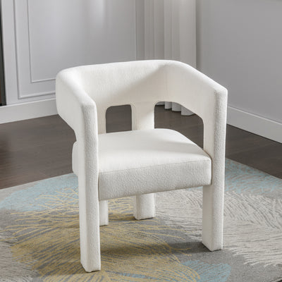 Ivy | Beige Accent Chair Dining Chair for Living Room, Bedroom, Dining Room