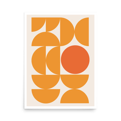 "When it's Ripe" Mid Century Modern Art Print